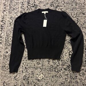 Black Cashmere Sweater Top